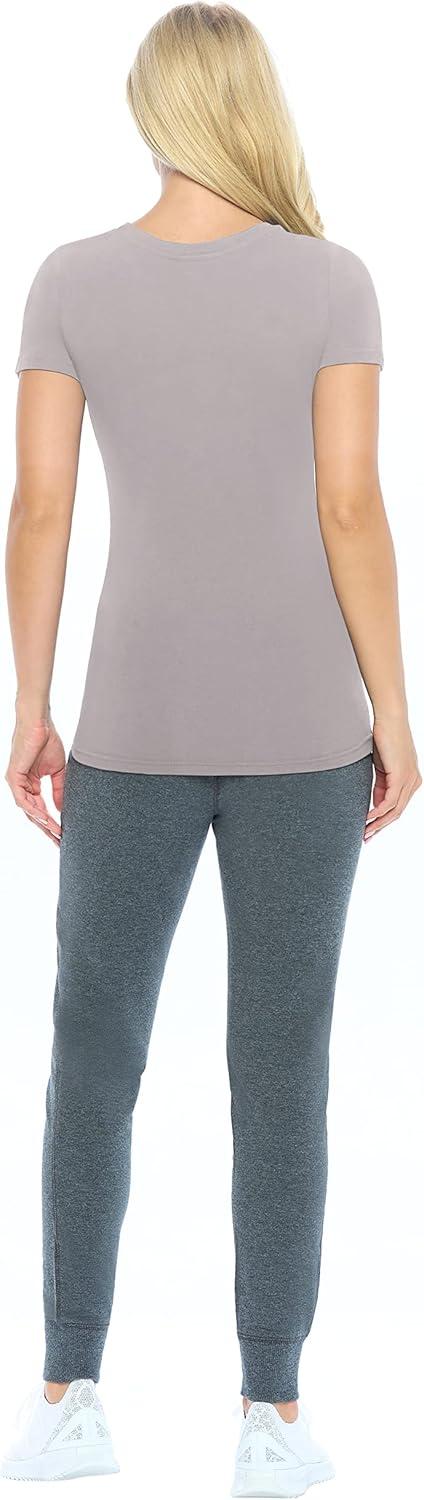 imageNatural Uniforms Womens Short Sleeve RoundNeck TShirt Under ScrubGrey
