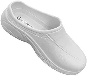 imageNatural Uniforms Womens Ultralite Strapless ClogsWhite