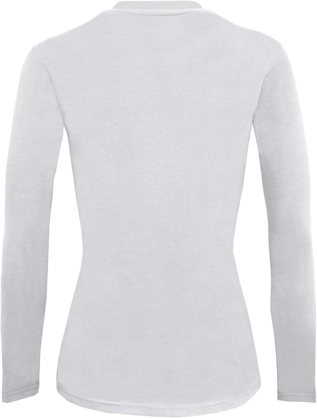 imageNatural Uniforms Womens Under Scrub Tee Crew Neck Long Sleeve TShirt Pack of 2 Multi Pack of 2BlackWhite