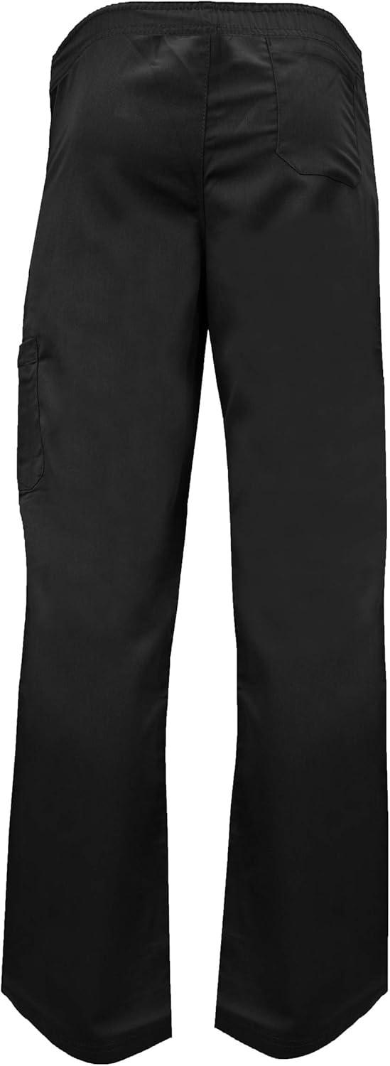 imageSoft Premium Professional WorkWear 2 Pocket Cross Over Tunic Top and Pant Set 81199118Black