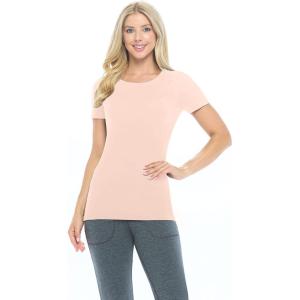 Natural Uniforms Women’s Short Sleeve Round-Neck T-Shirt Under Scrub(Nude)