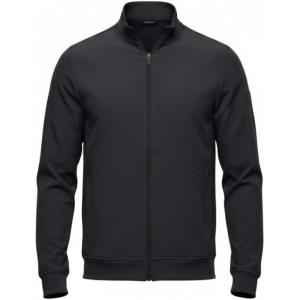 Natural Uniforms Mens Cool Stretch Zip Up Scrub Jacket(Black)