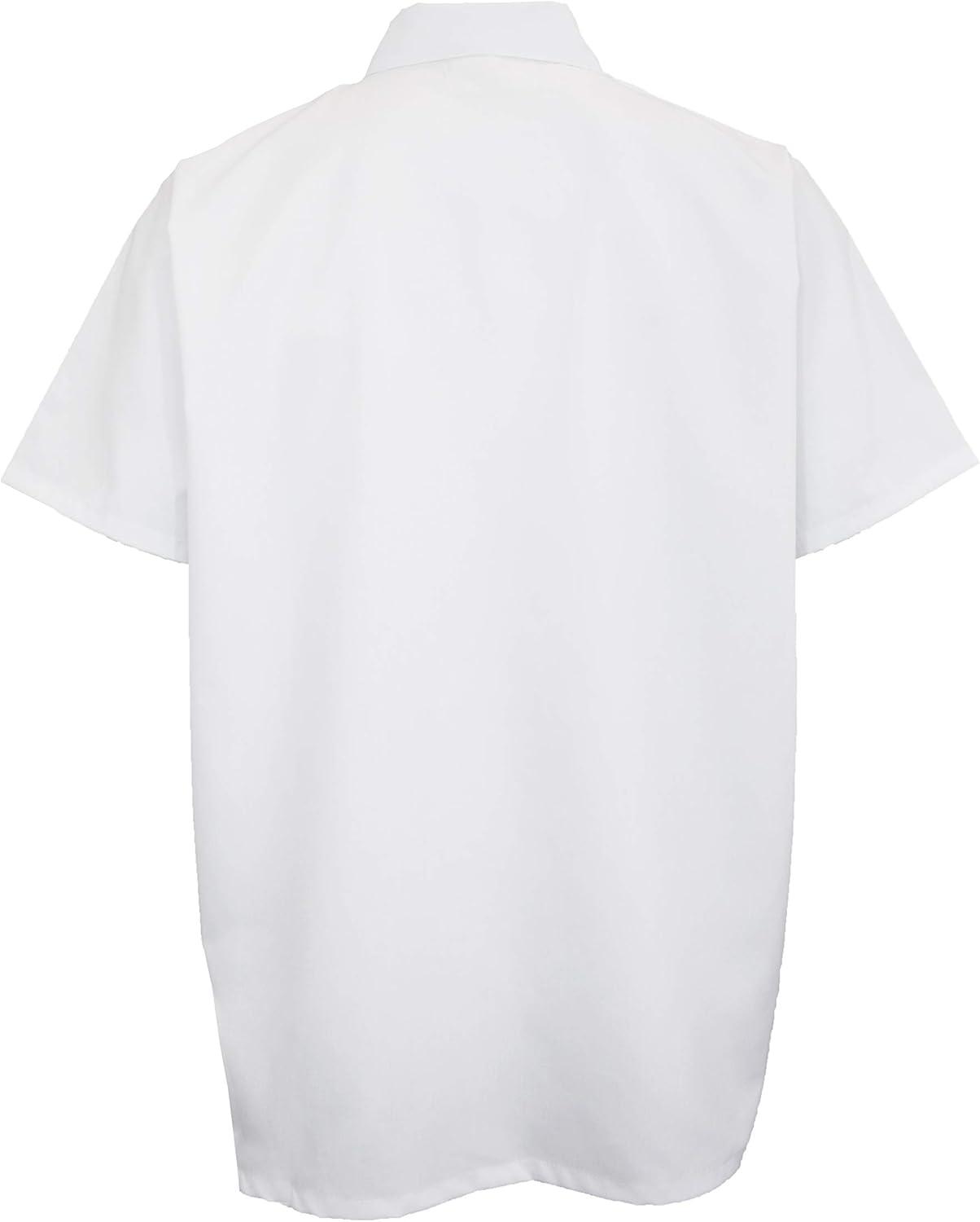imageNatural Uniforms Chef Utility Shirt Short SleevePerfect for Chefs Cooks and Kitchen StaffWhite