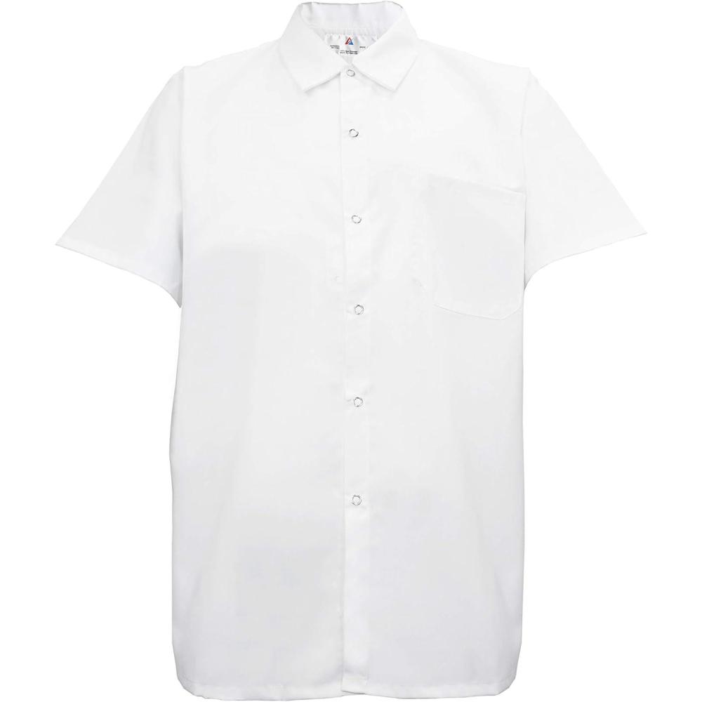 imageNatural Uniforms Chef Utility Shirt Short SleevePerfect for Chefs Cooks and Kitchen StaffWhite