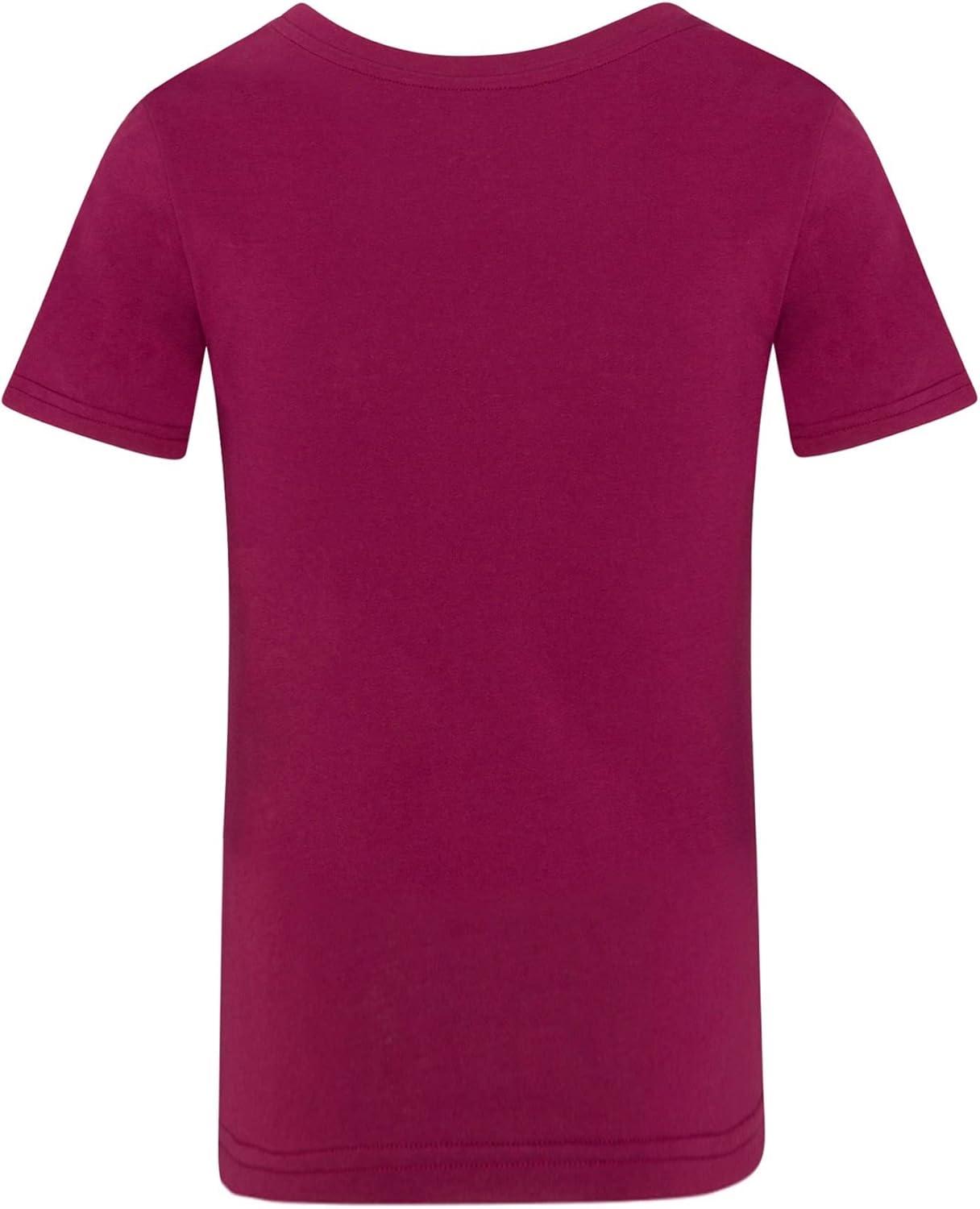 imageNatural Uniforms Womens Short Sleeve Underscrub TShirt Cotton Blend Scrub Base Layer for Nurses amp Medical ProfessionalsBurgundy