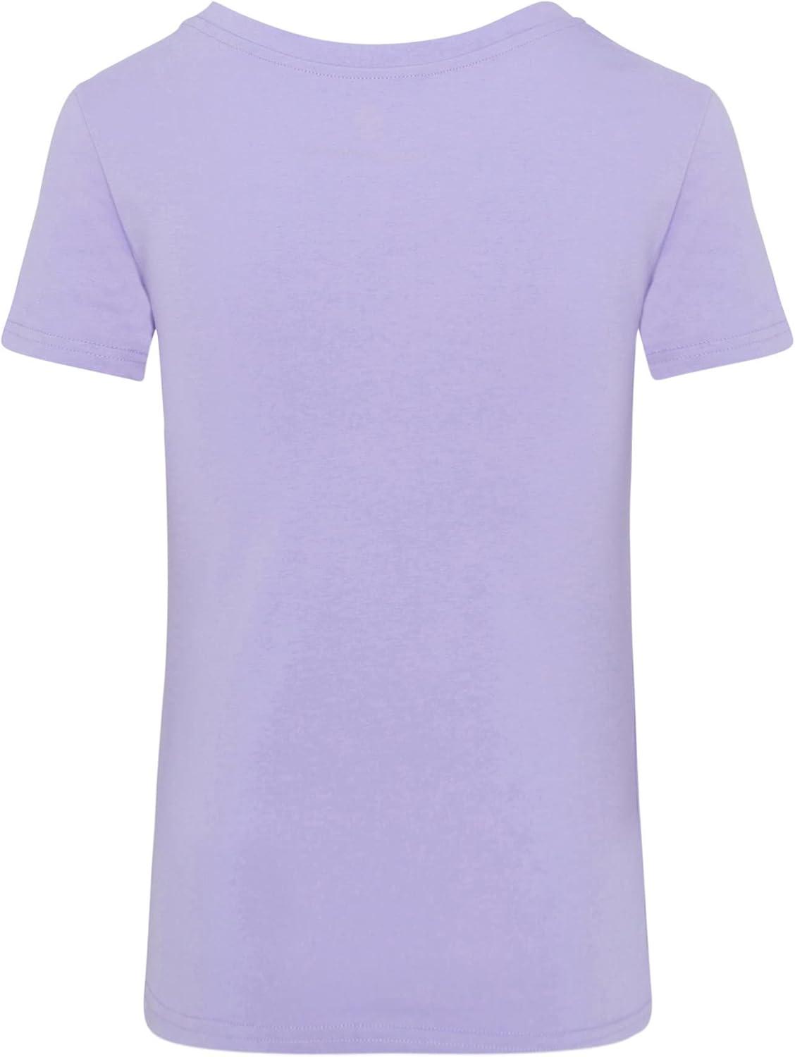 imageNatural Uniforms Womens Short Sleeve Underscrub TShirt Cotton Blend Scrub Base Layer for Nurses amp Medical ProfessionalsLavender