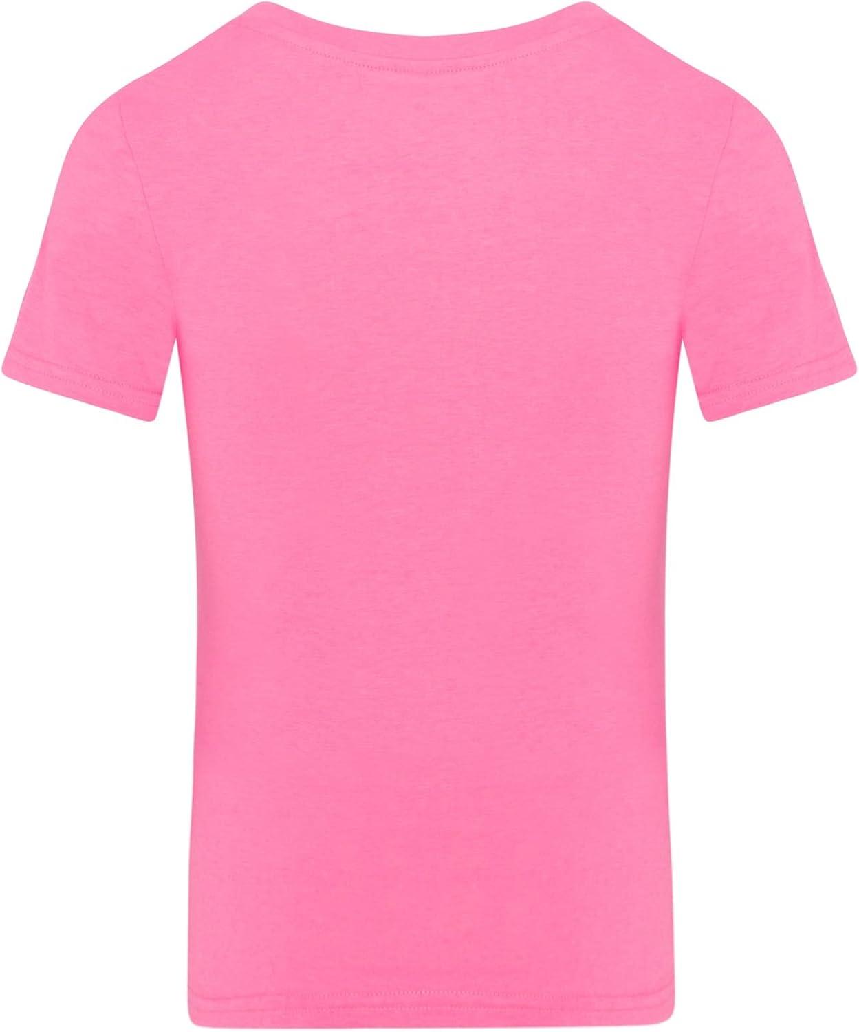 imageNatural Uniforms Womens Short Sleeve Underscrub TShirt Cotton Blend Scrub Base Layer for Nurses amp Medical ProfessionalsNeon Pink