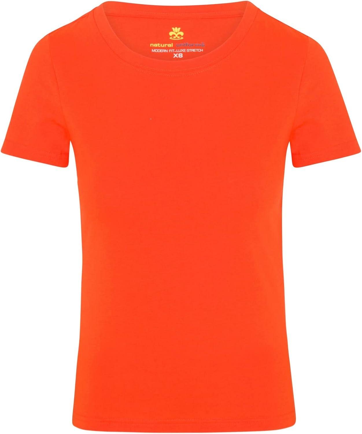 imageNatural Uniforms Womens Short Sleeve Underscrub TShirt Cotton Blend Scrub Base Layer for Nurses amp Medical ProfessionalsOrange
