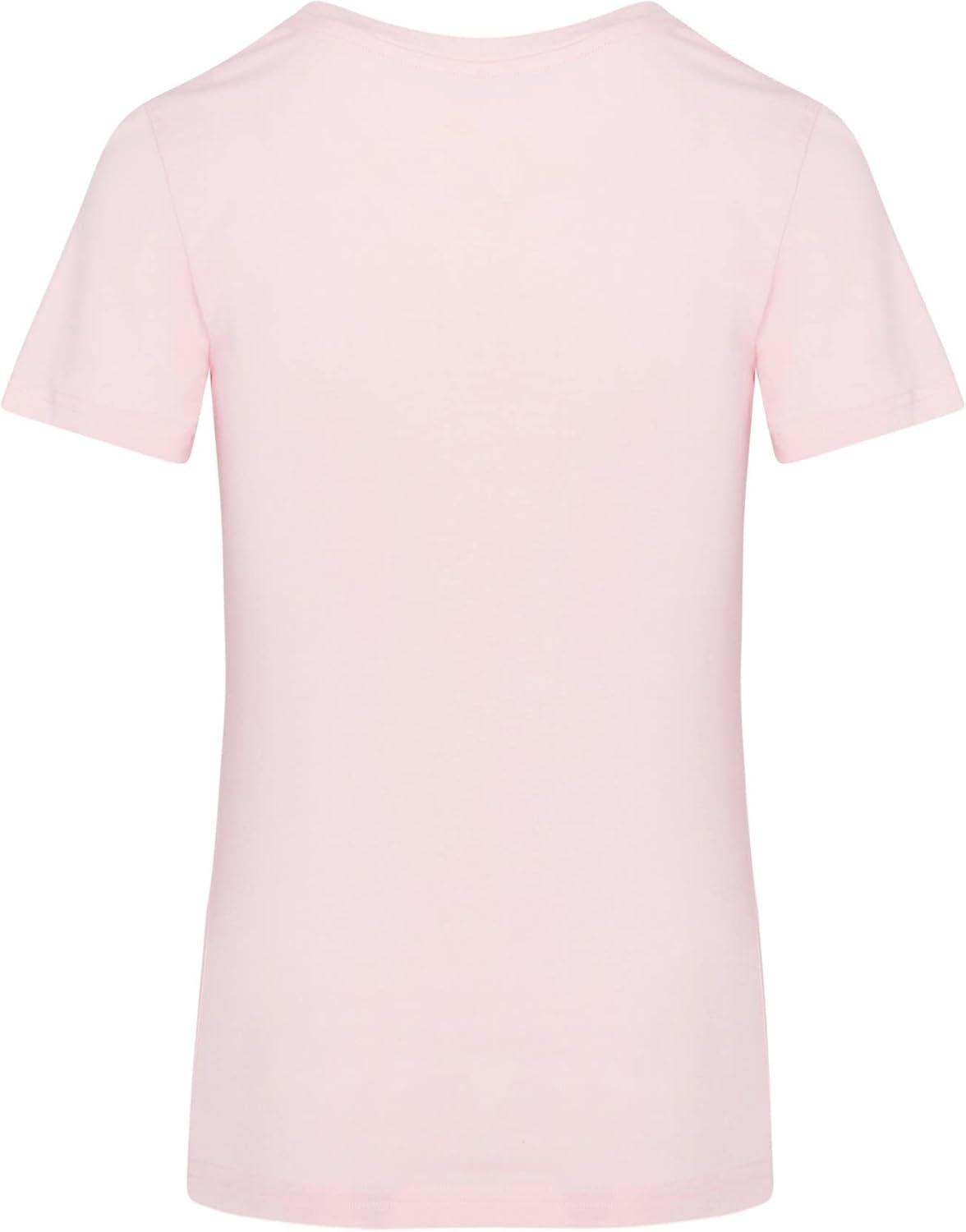 imageNatural Uniforms Womens Short Sleeve Underscrub TShirt Cotton Blend Scrub Base Layer for Nurses amp Medical ProfessionalsPink
