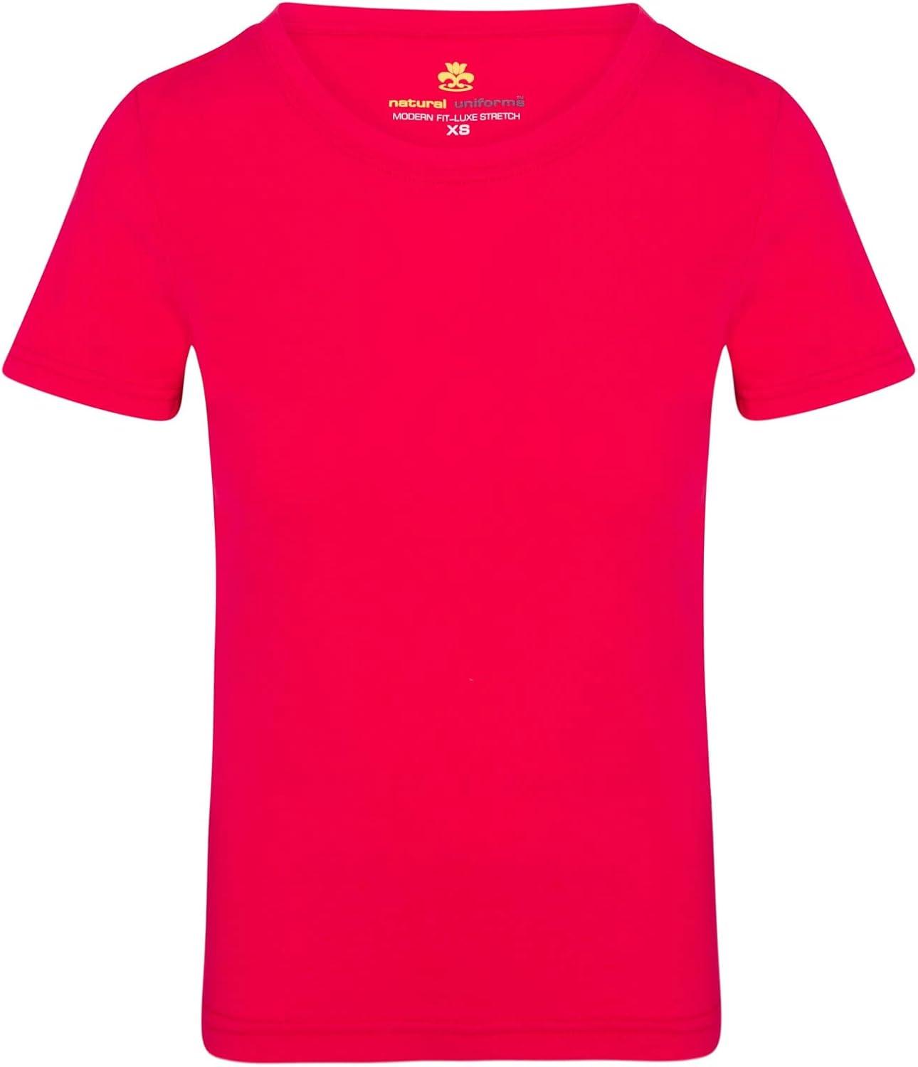 imageNatural Uniforms Womens Short Sleeve Underscrub TShirt Cotton Blend Scrub Base Layer for Nurses amp Medical ProfessionalsRed