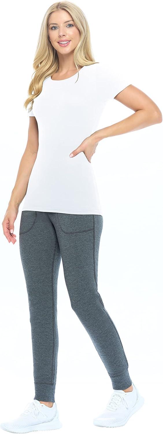 imageNatural Uniforms Womens Short Sleeve Underscrub TShirt Cotton Blend Scrub Base Layer for Nurses amp Medical ProfessionalsWhite