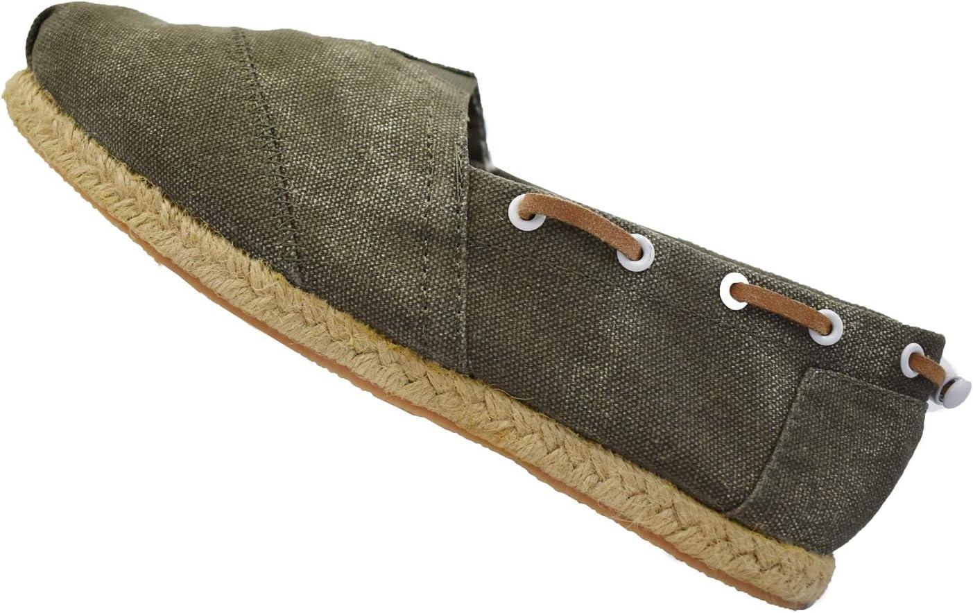 imageFarasion Womens Canvas SlipOn Shoes with Padded InsoleKhaki