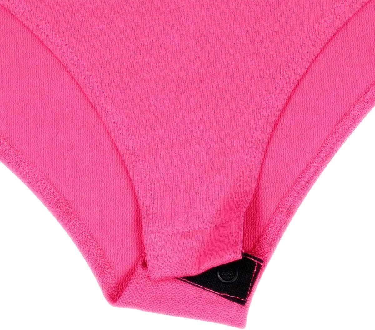 imageNatural Uniforms Long Sleeve Scoop Neck Body SuitBreathable Cotton StretchHot Pink