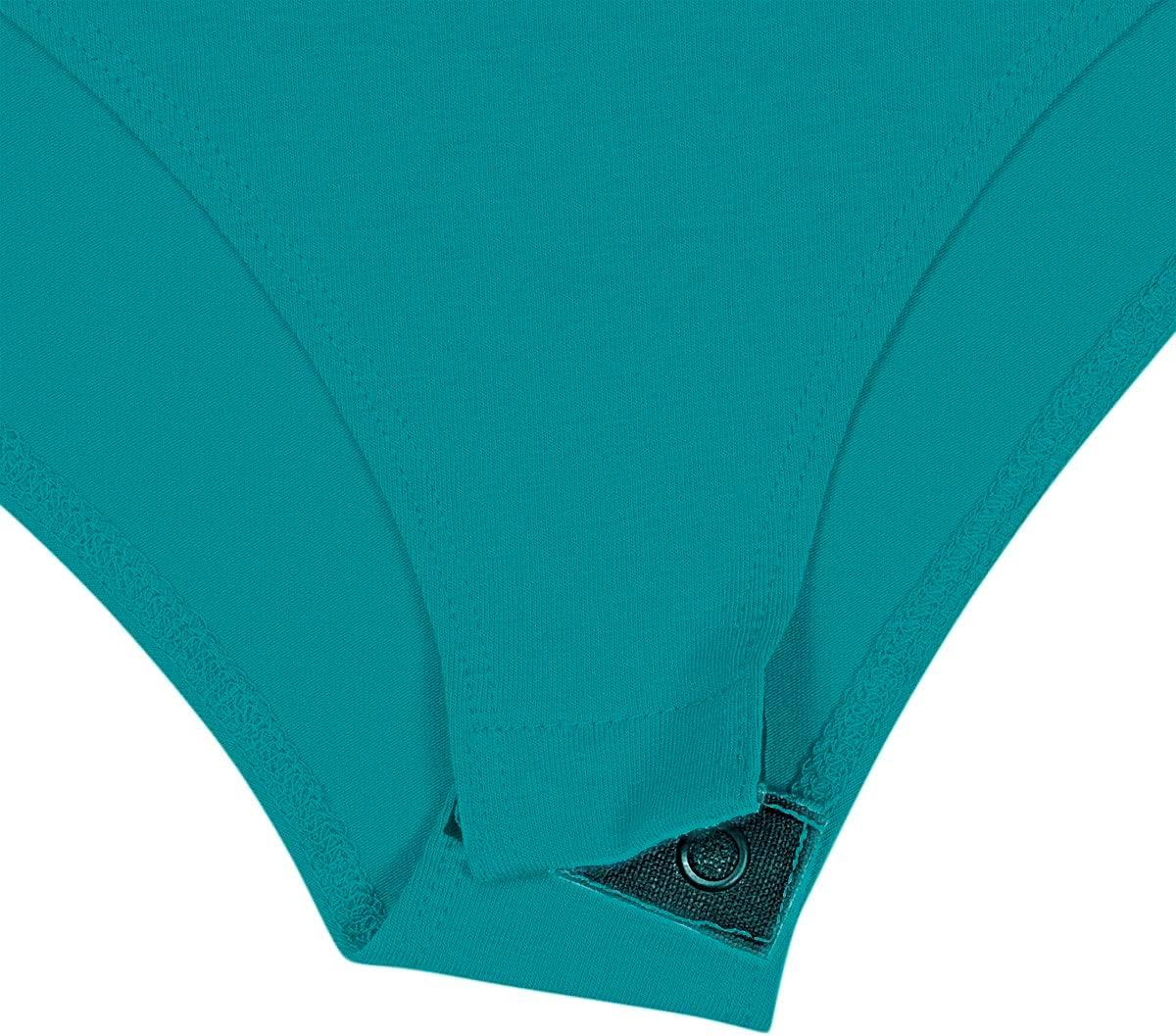 imageNatural Uniforms Long Sleeve Scoop Neck Body SuitBreathable Cotton StretchTrue Hunter Green