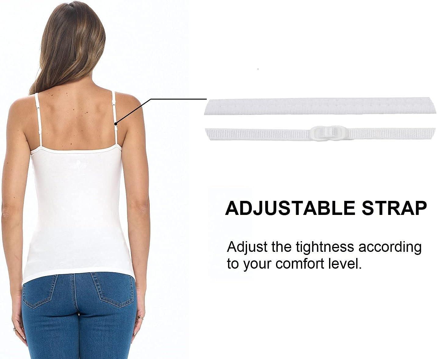 imageNatural Uniforms Womens Camisole Tank TopBreathable Cotton Stretch Multi Pack of 3White