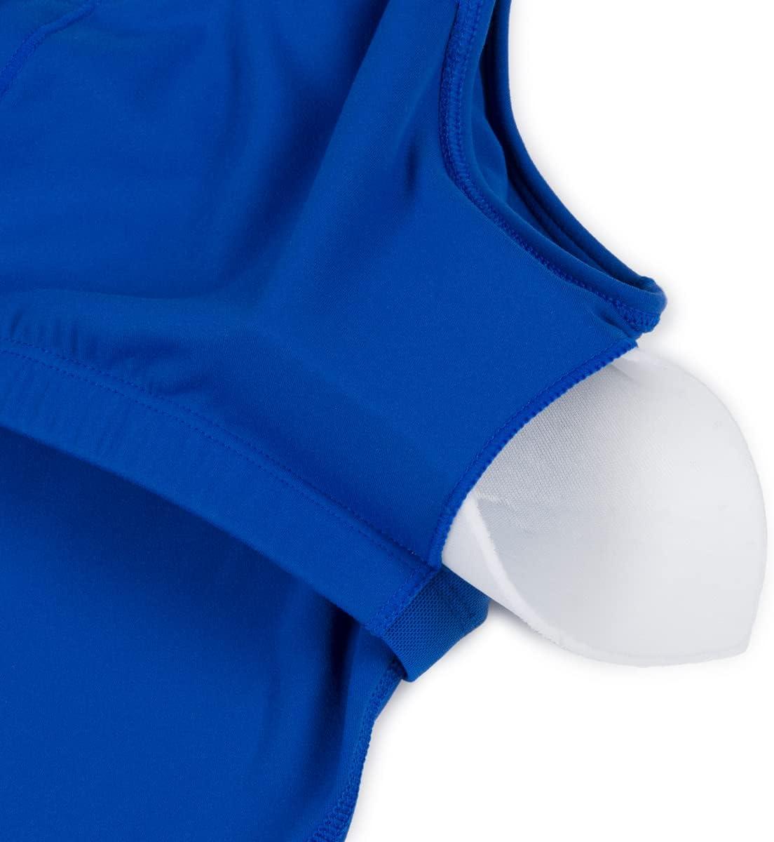 imageNatural Uniforms Womens Longline Wirefree Padded Medium Support Sports BraTrue Royal Blue