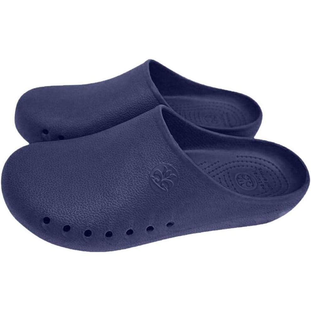 imageMampM Scrubs Men Comfort Slip Resistant Non Marking Sole Nursing ClogNavy