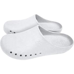 M&M Scrubs Men Comfort Slip Resistant Non Marking Sole Nursing Clog(White)