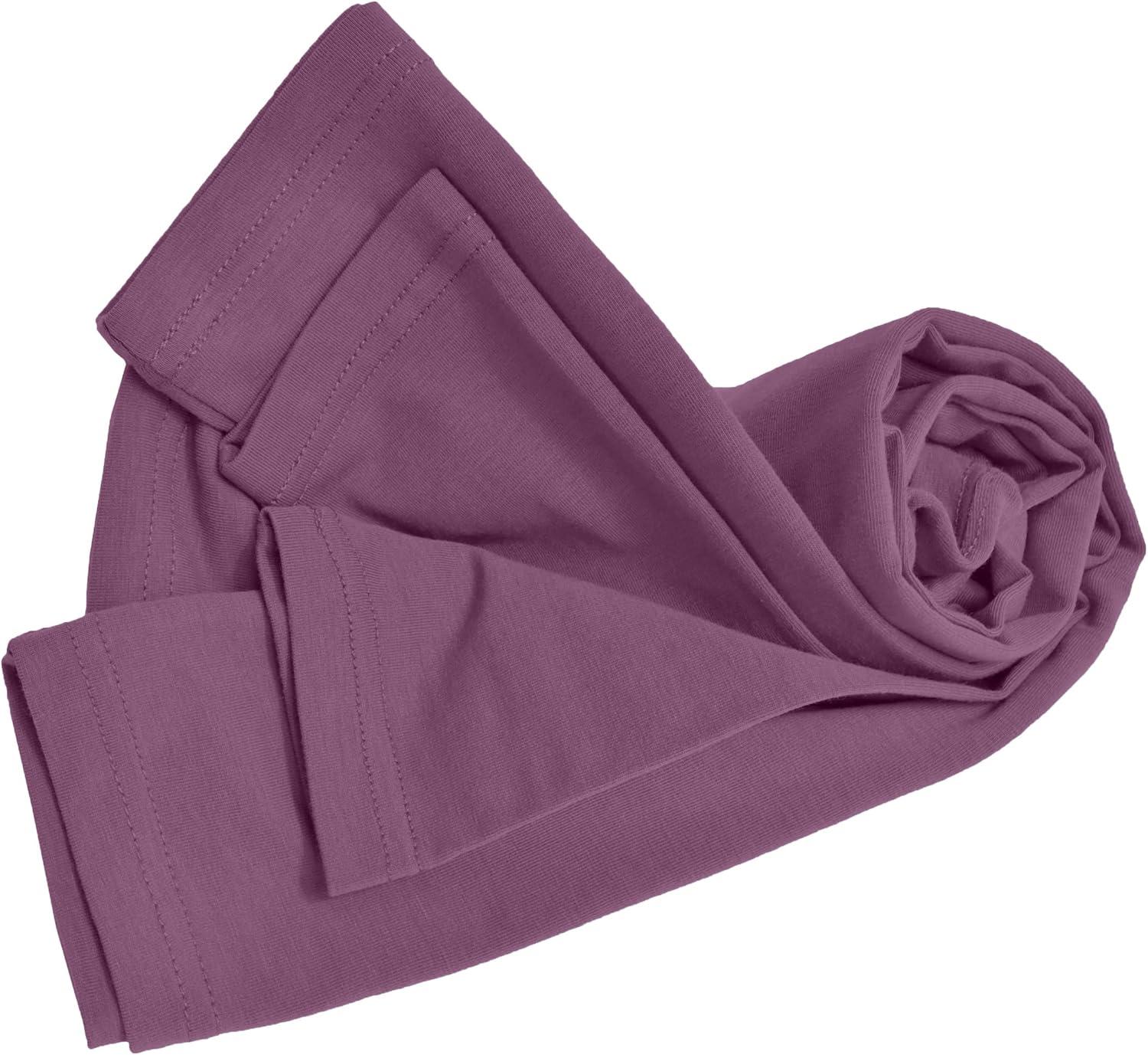 imageNatural Uniforms Womens Long Sleeve Underscrub TShirt Cotton Blend Scrub Base Layer for Nurses amp Medical ProfessionalsArgyle Purple