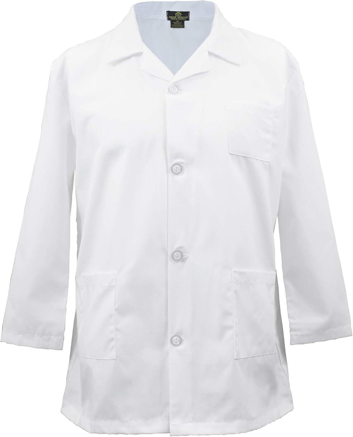 imageNatural Uniforms Childrens Unisex Lab Coat Costume Soft Fabric Multi Pack6pckwhite Size 56