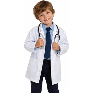 Natural Uniforms Childrens Lab Coat-Soft Touch, 12/14